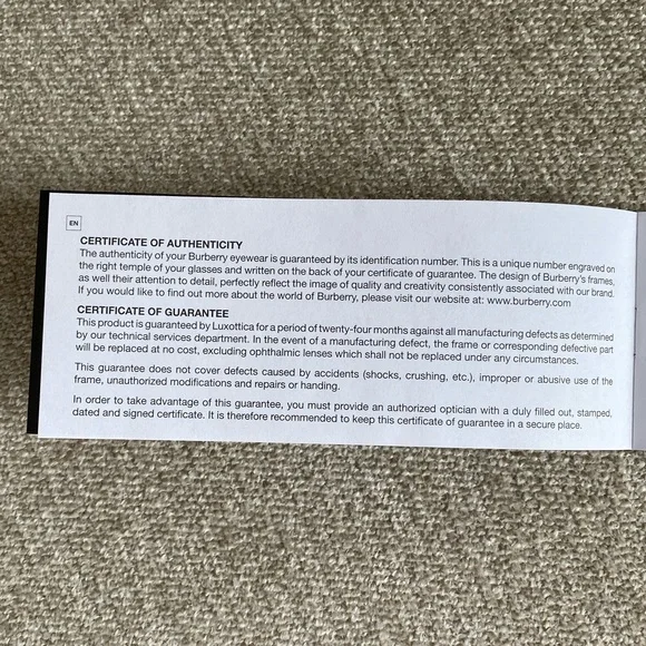 Burberry B2226 Eyewear Frame - Picture 15 of 16